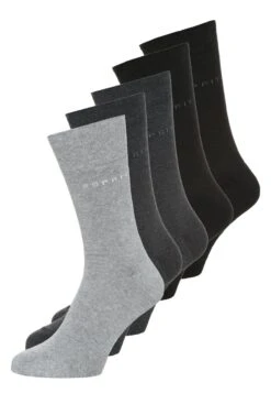 ESPRIT Solid-Mix 5-Pack Sustainable Cotton-Mix - Sokken - Black