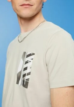 Edc By Esprit T-Shirt Print - Light Grey New -ESPRIT Winkel 067daa355ea54513ab8267058ccf146a