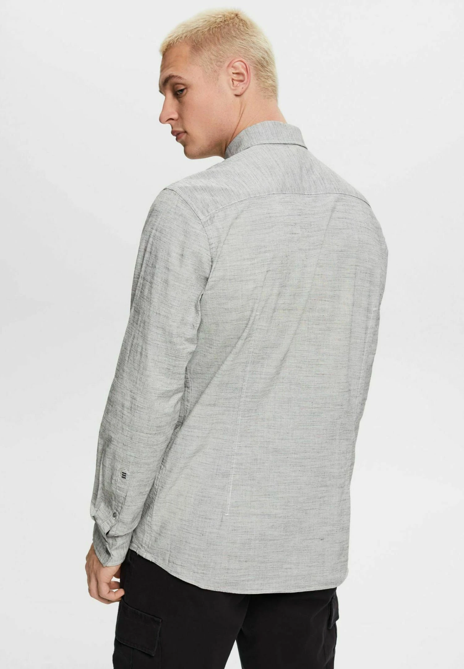 ESPRIT Gestreiftes - Overhemd - Medium Grey 3 ESPRIT Gestreiftes - Overhemd - Medium Grey - Afbeelding 3