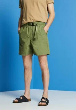 ESPRIT Mit Integriertem Gürtel - Shorts - Olive -ESPRIT Winkel 0d614384d0674edb99816382d03bd9cc