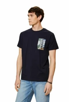 Edc By Esprit T-Shirt Print - Navy