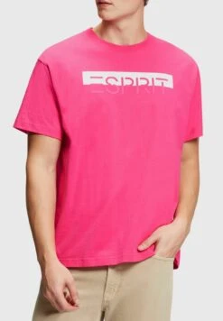 ESPRIT MitLogo-Aufnäher - T-Shirt Print - Pink Fuchsia