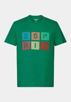 ESPRIT Mit Logo - T-Shirt Print - Dark Green -ESPRIT Winkel 14a8331b133847bdb17c1e96f5904040