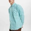 ESPRIT Karierte - Overhemd - Aqua Green