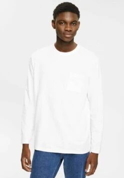 Edc By Esprit Langarm - Longsleeve - White