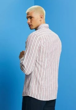 Edc By Esprit Gestreiftes Aus - Overhemd - White -ESPRIT Winkel 17da36ec389e413688875ae7cdb55e15