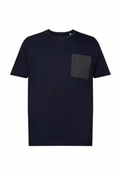 ESPRIT Aus Nachhaltiger Mit Brusttasche - T-Shirt Print - Navy -ESPRIT Winkel 18ead5b1ea1c488fa7c2e96f9cfc4a01