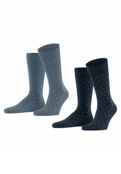 ESPRIT Fine Dot 2-Pack With Pattern - Sokken - Dark Blue
