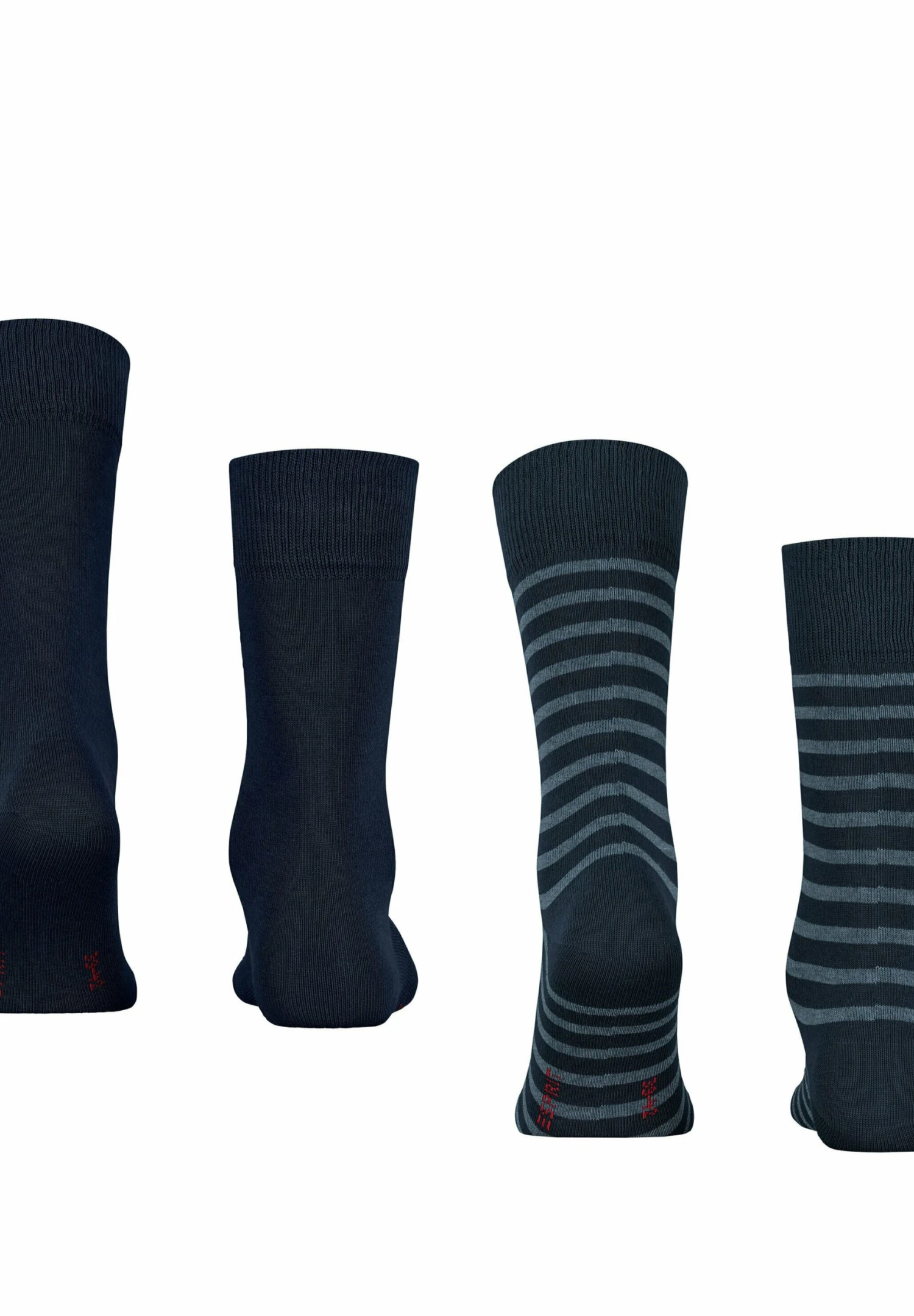 ESPRIT Fine Stripe 2-Pack With Pattern - Sokken - Marine 2 ESPRIT Fine Stripe 2-Pack With Pattern - Sokken - Marine - Afbeelding 2