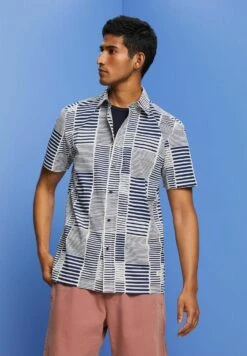 ESPRIT Leichtes Kurzarm - Overhemd - Dark Blue -ESPRIT Winkel 1fd6f599662e40f88d2ebf55b9b947ac