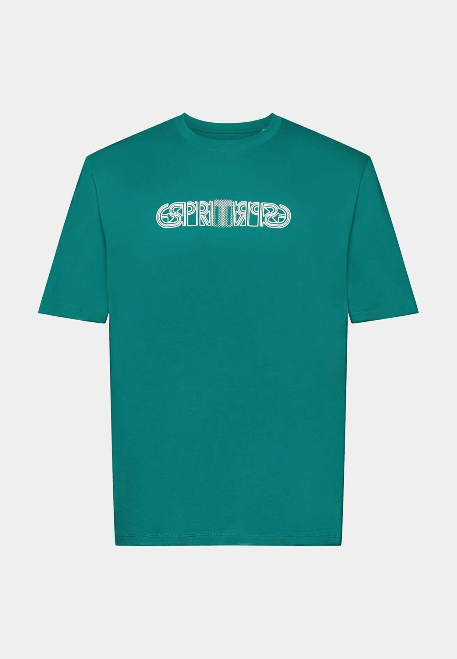 Edc By Esprit Mit Logo-Print In Lockerer Passform - T-Shirt Print - Emerald Green 8 Edc By Esprit Mit Logo-Print In Lockerer Passform - T-Shirt Print - Emerald Green - Afbeelding 8