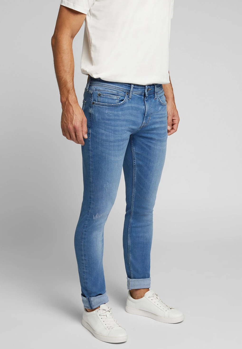 ESPRIT Slim Fit Jeans - Blue Light Washed 6 ESPRIT Slim Fit Jeans - Blue Light Washed - Afbeelding 6