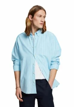 ESPRIT Streifen Mit Anteil - Overhemd - Turquoise