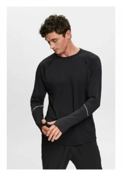 Longsleeve Mit Daumenlöchern - Longsleeve - Black