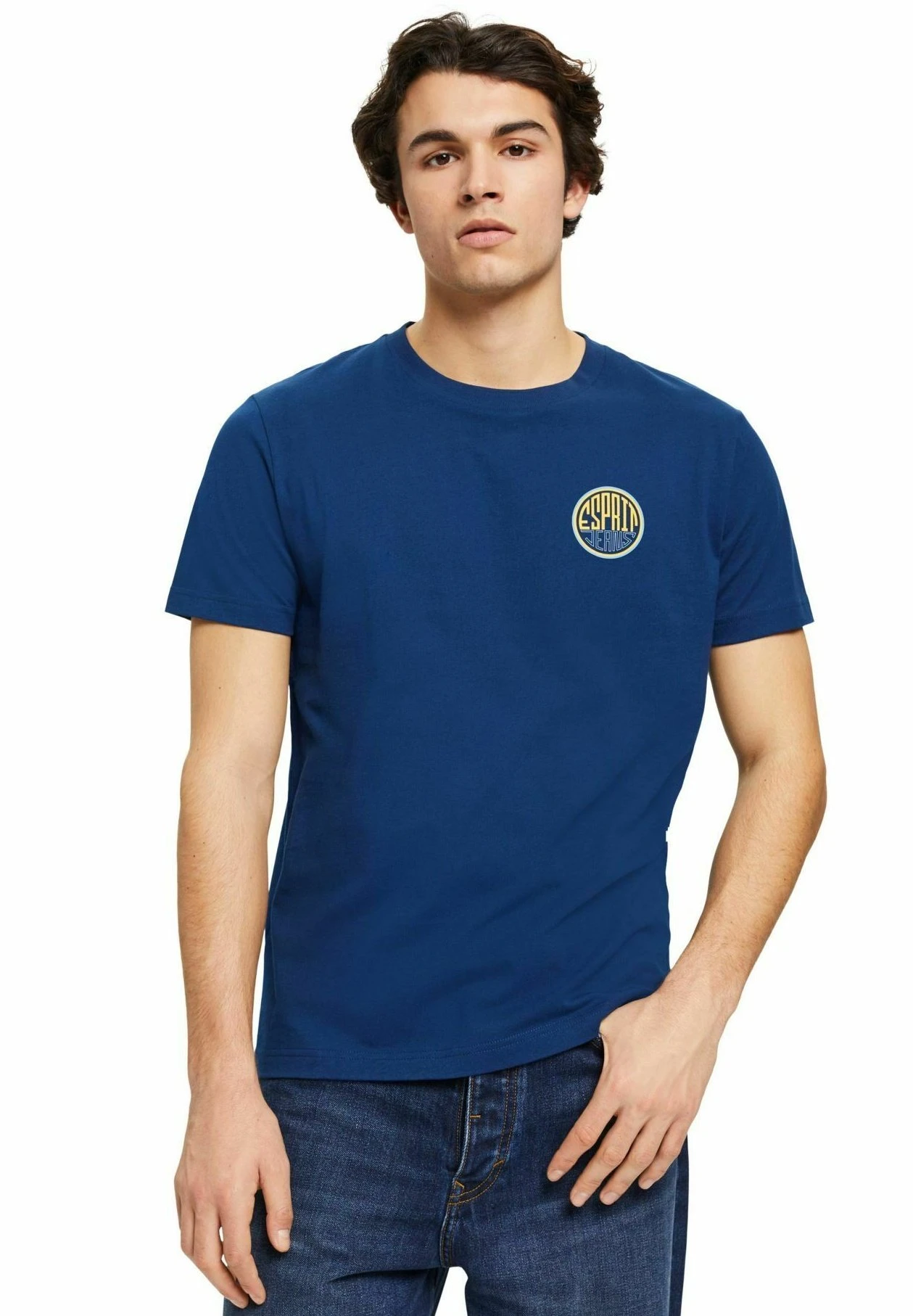 ESPRIT Mit Print Auf Der Brust - T-Shirt Basic - Ink 6 ESPRIT Mit Print Auf Der Brust - T-Shirt Basic - Ink - Afbeelding 6