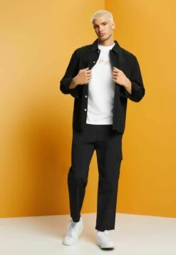 ESPRIT Mit Logo - T-Shirt Print - White