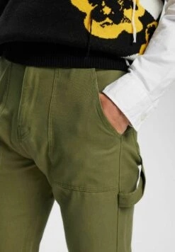 ESPRIT Baumwoll Im Stil - Broek - Olive -ESPRIT Winkel 34084c867a514d518b329f4e8adcffec