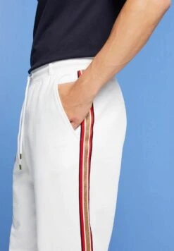 ESPRIT Mit Seitenstreifen - Trainingsbroek - White -ESPRIT Winkel 3427df429ad04e68a109a5fab1c0ab52