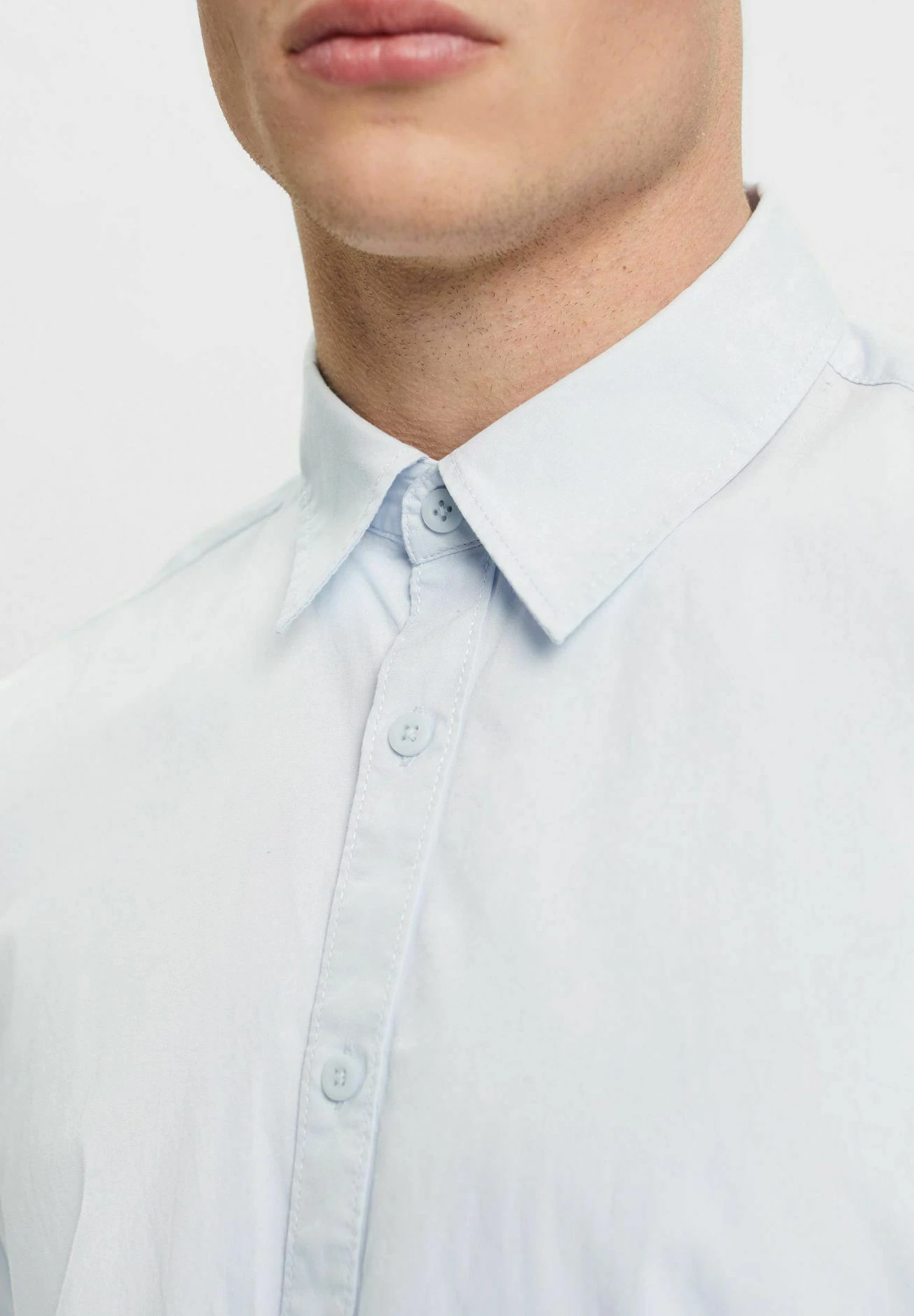 Edc By Esprit Kurzärmeliges - Overhemd - Light Blue 4 Edc By Esprit Kurzärmeliges - Overhemd - Light Blue - Afbeelding 4