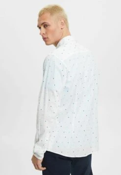 Edc By Esprit Mit Lunar Dot Muster - Overhemd - White -ESPRIT Winkel 352476963cff4951a612ad0d848fe83a