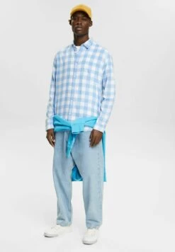Edc By Esprit Regular Fit - Overhemd - Bright Blue -ESPRIT Winkel 37a265326c8d49f98475987c72895973