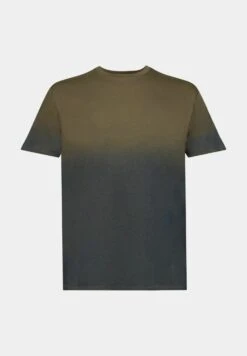 Edc By Esprit Zweifarbig Blass Gefärbtes - T-Shirt Print - Khaki Green -ESPRIT Winkel 38f4a124820d44c3b2c427e06cf18004