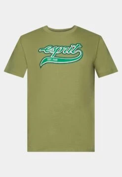ESPRIT Mit Retro-Logo - T-Shirt Print - Olive -ESPRIT Winkel 3aa9d8a75e1a465396a3945e4a91a9e6