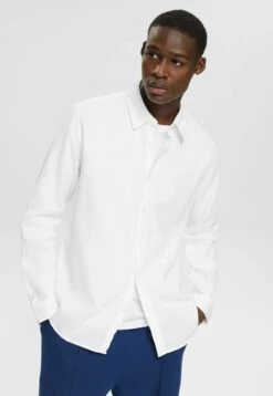 Edc By Esprit Dobby - Overhemd - White