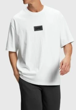 ESPRIT Im Boxy-Style - T-Shirt Basic - White
