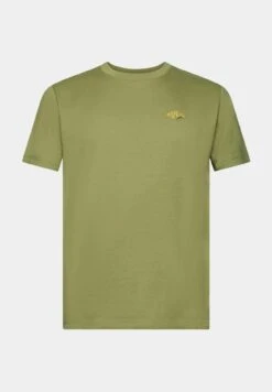 ESPRIT Mit Logo Print - T-Shirt Basic - Olive -ESPRIT Winkel 3e1b166d2be24674a696db85113a36d0