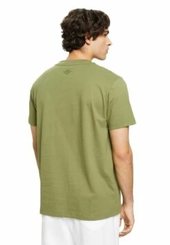 ESPRIT Mit Retro-Logo - T-Shirt Print - Olive -ESPRIT Winkel 3ec0e2646d4c456885cebe5d6360e3e5