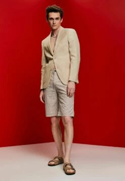 ESPRIT Gestreifte- Shorts - Beige -ESPRIT Winkel 40d5ecb71cad481abce0562fd45f53d9