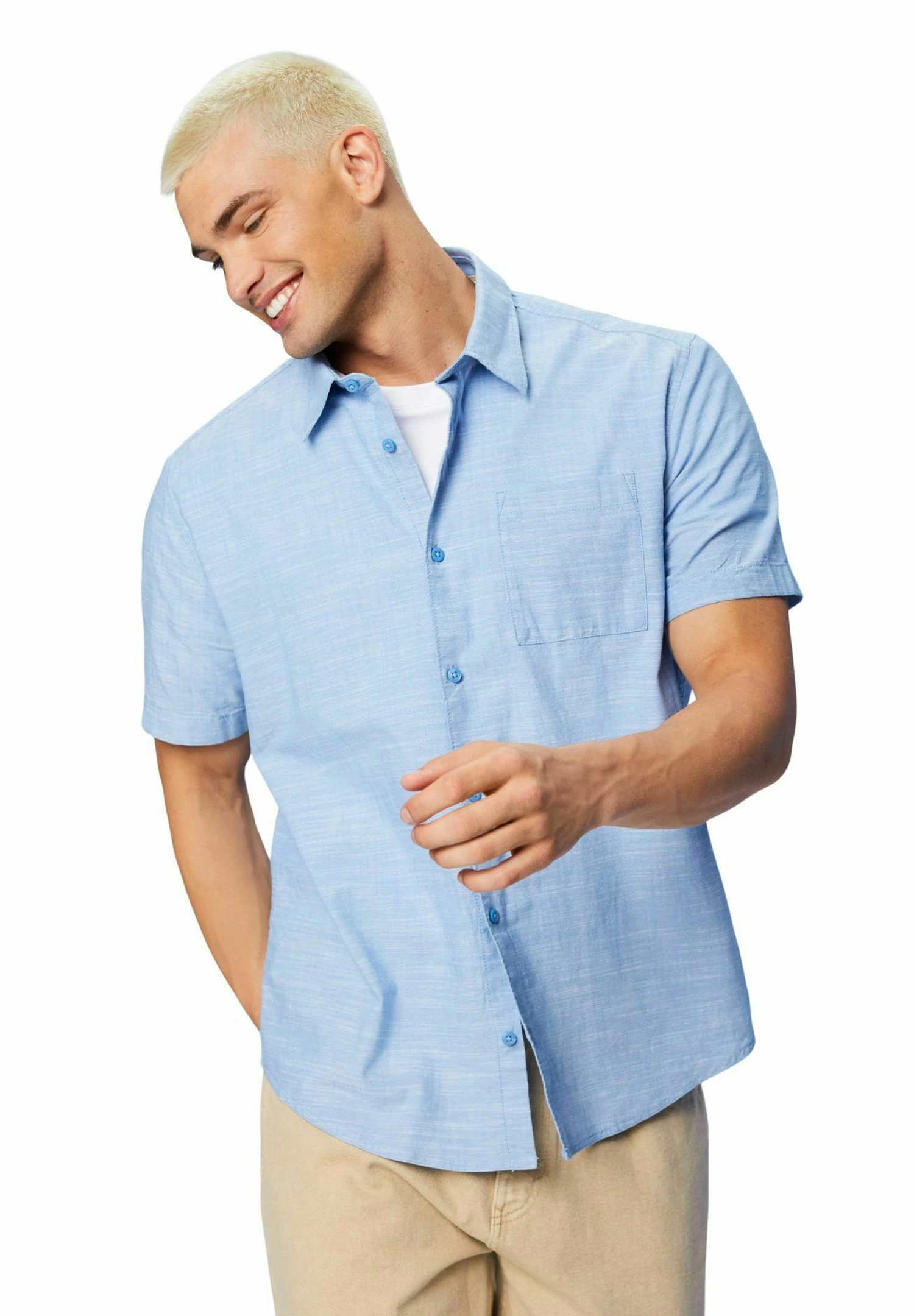 ESPRIT 043Cc2F307 - Overhemd - Light Blue 1 ESPRIT 043Cc2F307 - Overhemd - Light Blue