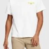 ESPRIT Yagi Archive Mit Grafik Logo - T-Shirt Basic - White