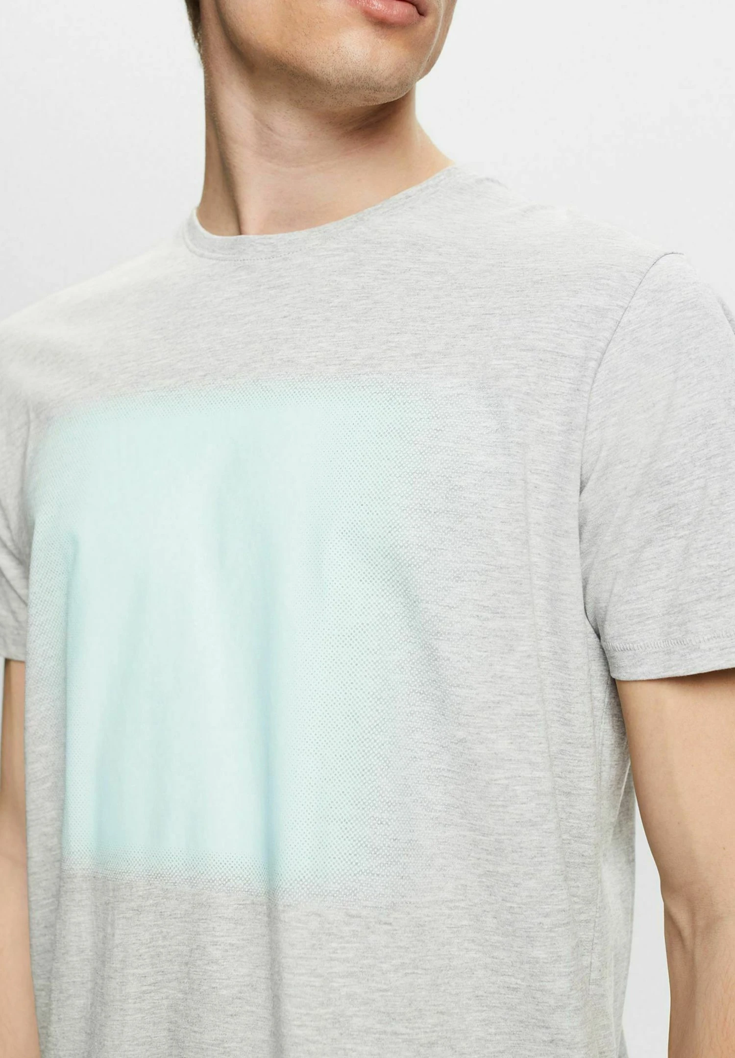 Edc By Esprit Mit Print - T-Shirt Print - Light Grey New 4 Edc By Esprit Mit Print - T-Shirt Print - Light Grey New - Afbeelding 4