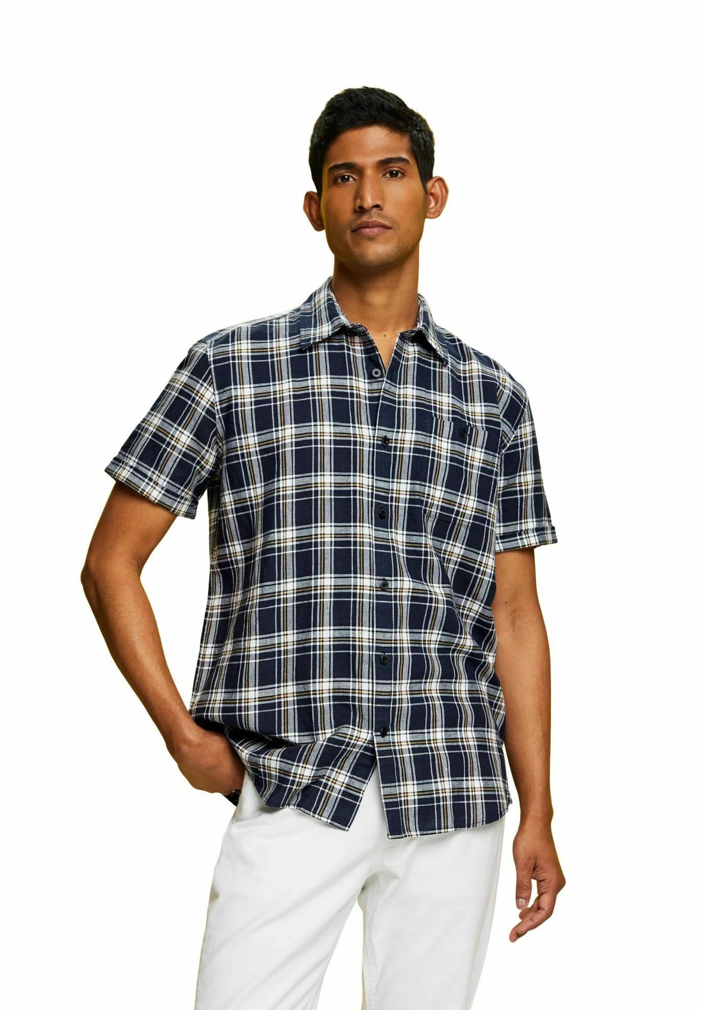 ESPRIT Overhemd - Navy 1 ESPRIT Overhemd - Navy