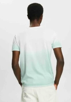 Edc By Esprit Zweifarbig Blass Gefärbtes - T-Shirt Print - Light Aqua Green -ESPRIT Winkel 575b0f69adce49d4b0966b44c1de2425