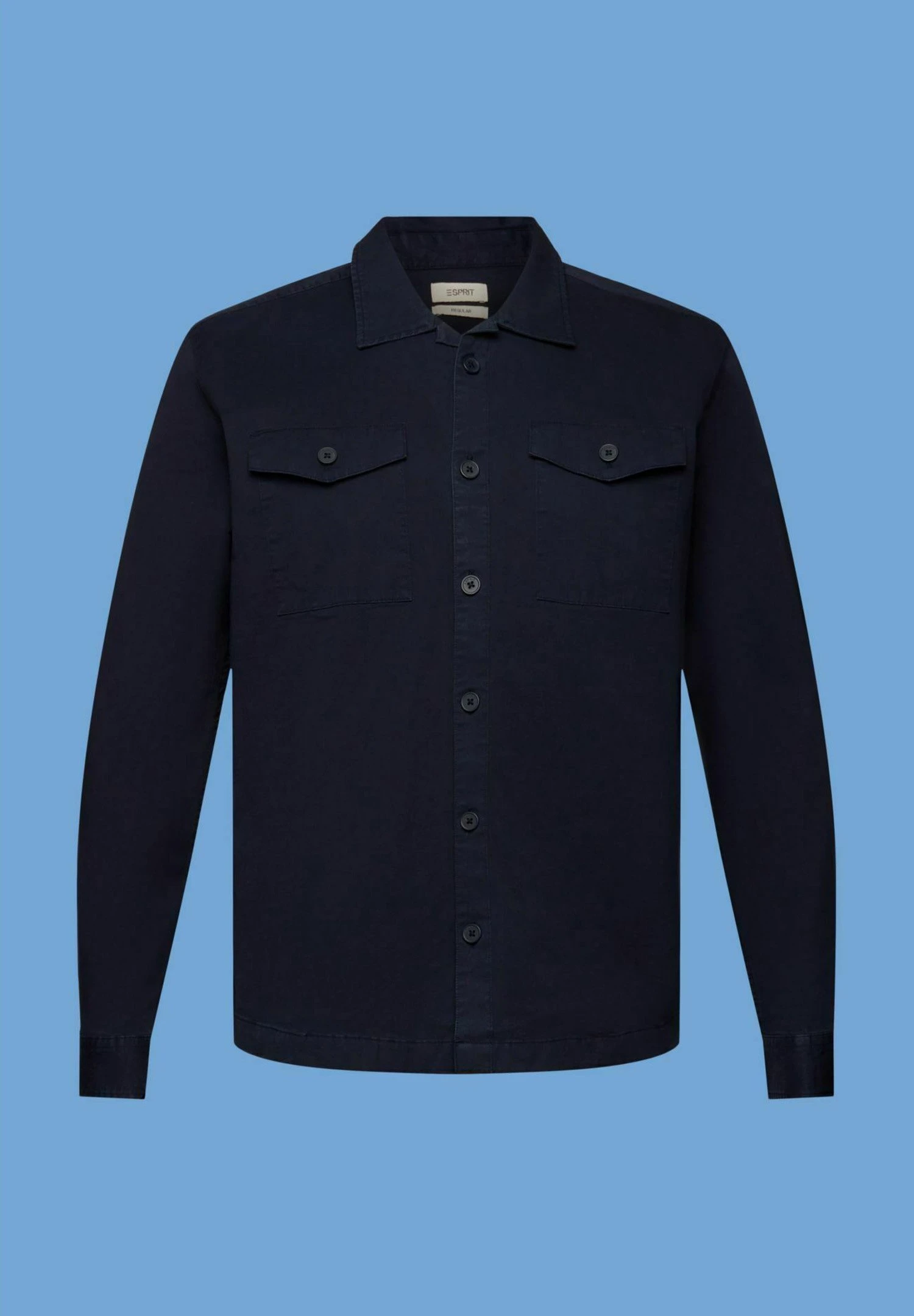 ESPRIT Mit Zwei Brusttaschen - Overhemd - Navy 9 ESPRIT Mit Zwei Brusttaschen - Overhemd - Navy - Afbeelding 9