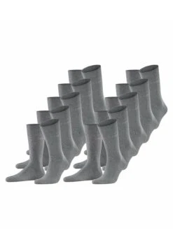 ESPRIT Solid 10-Pack Uni - Sokken - Light Greymel