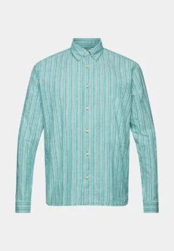 ESPRIT Streifen Mit Anteil - Overhemd - Emerald Green -ESPRIT Winkel 647189b2b5ec4733821ef5330eafac9e