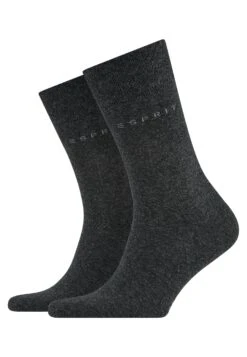 ESPRIT Basic Easy 2-Pack Uni - Sokken - Anthra.Mel (3080)