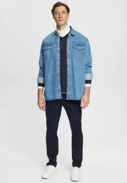 ESPRIT Longsleeve - Navy -ESPRIT Winkel 694bf7584f4141f58de58abff95c4dae