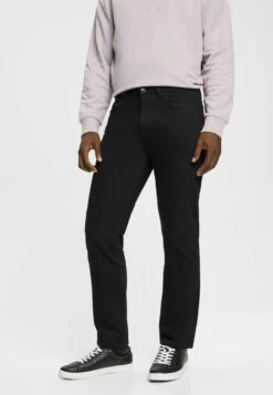 ESPRIT Straight Leg Jeans - Black Dark Washed