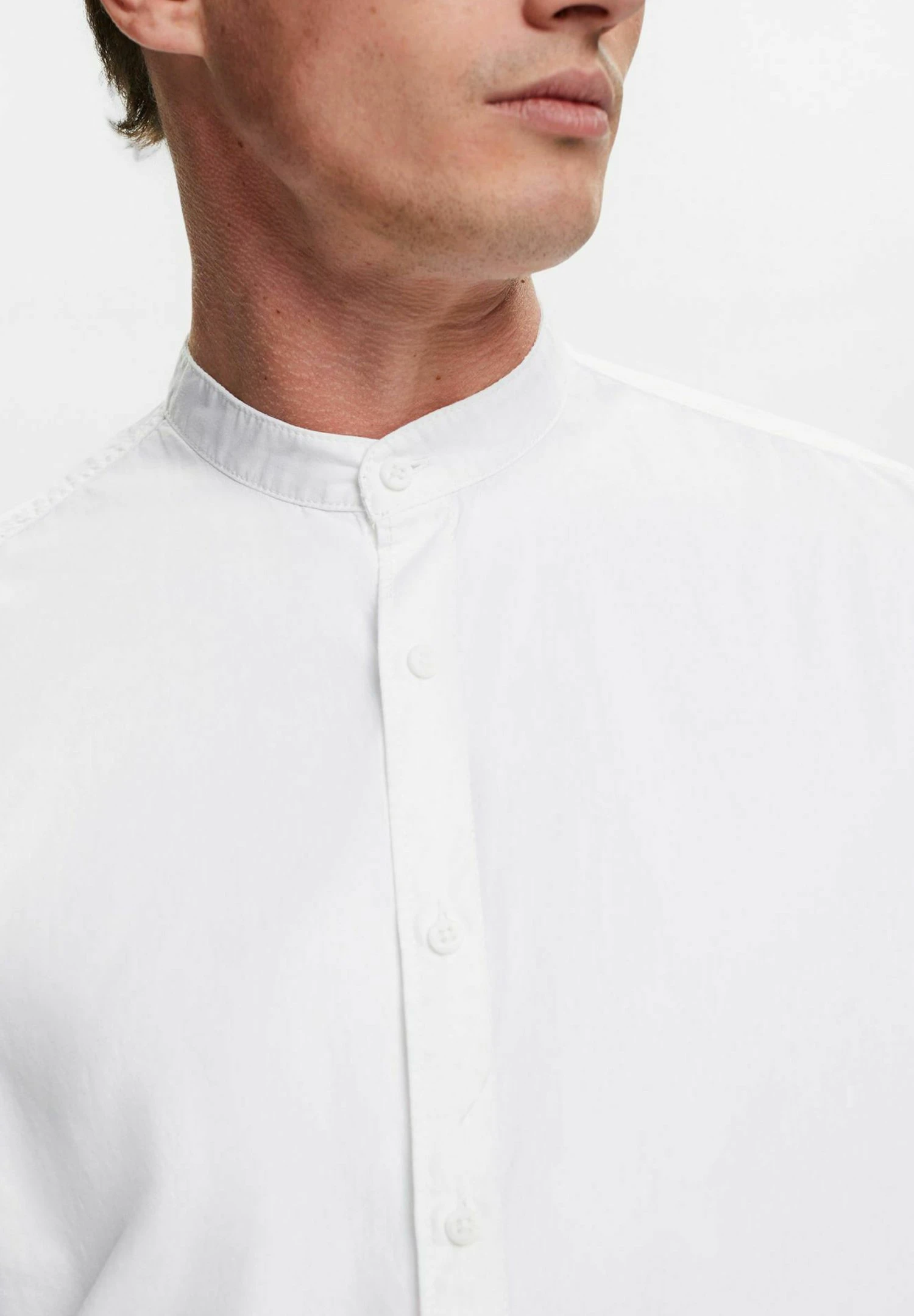 Edc By Esprit Mit Stehkragen - Overhemd - White 5 Edc By Esprit Mit Stehkragen - Overhemd - White - Afbeelding 5