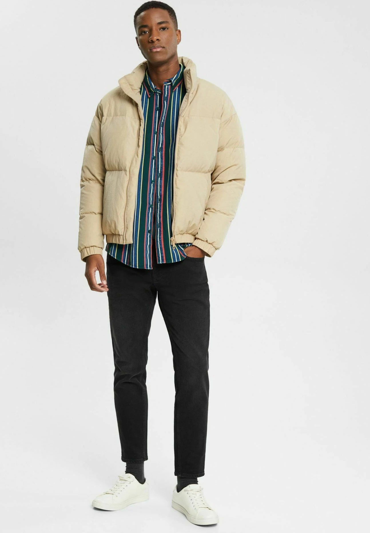 Edc By Esprit Mit Streifen - Overhemd - Dark Teal Green 6 Edc By Esprit Mit Streifen - Overhemd - Dark Teal Green - Afbeelding 6