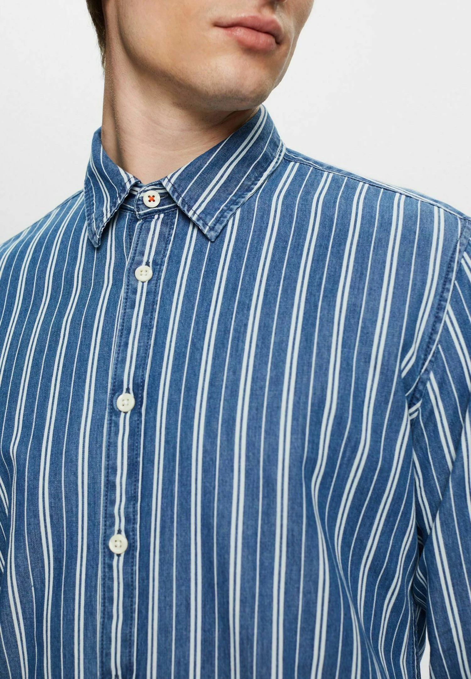 Edc By Esprit Mit Streifen - Overhemd - Ice 5 Edc By Esprit Mit Streifen - Overhemd - Ice - Afbeelding 5