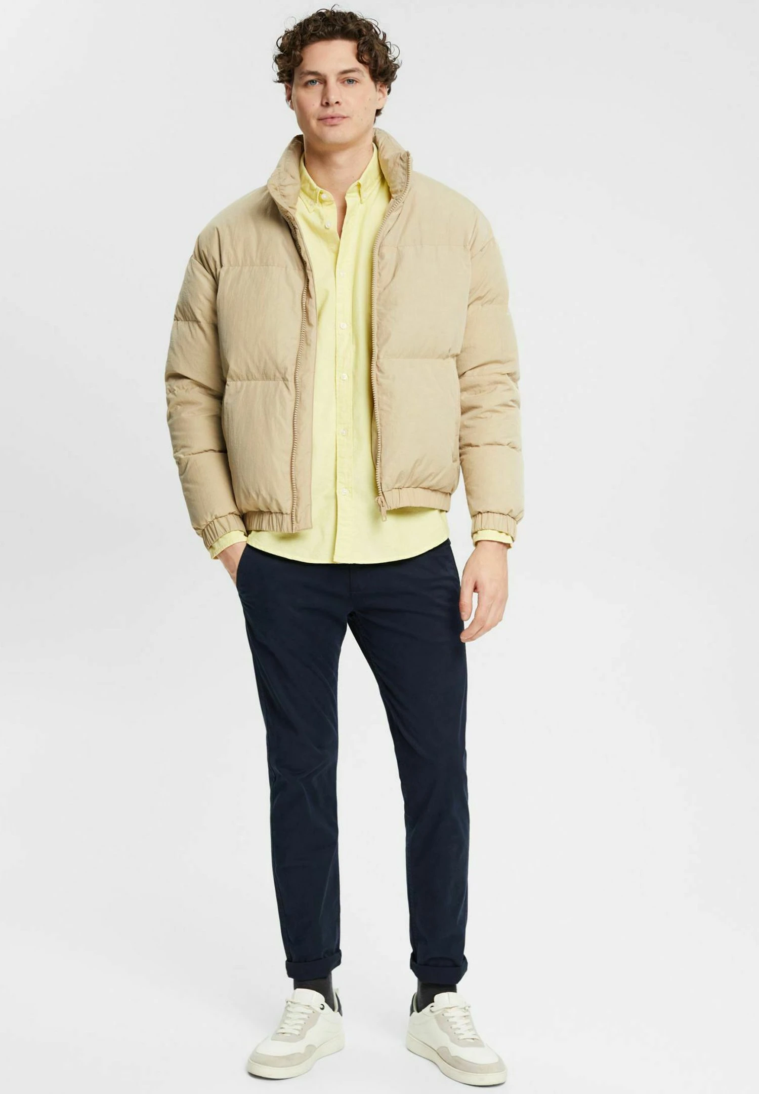 ESPRIT N Sus Oxf - Overhemd - Bright Yellow 2 ESPRIT N Sus Oxf - Overhemd - Bright Yellow - Afbeelding 2