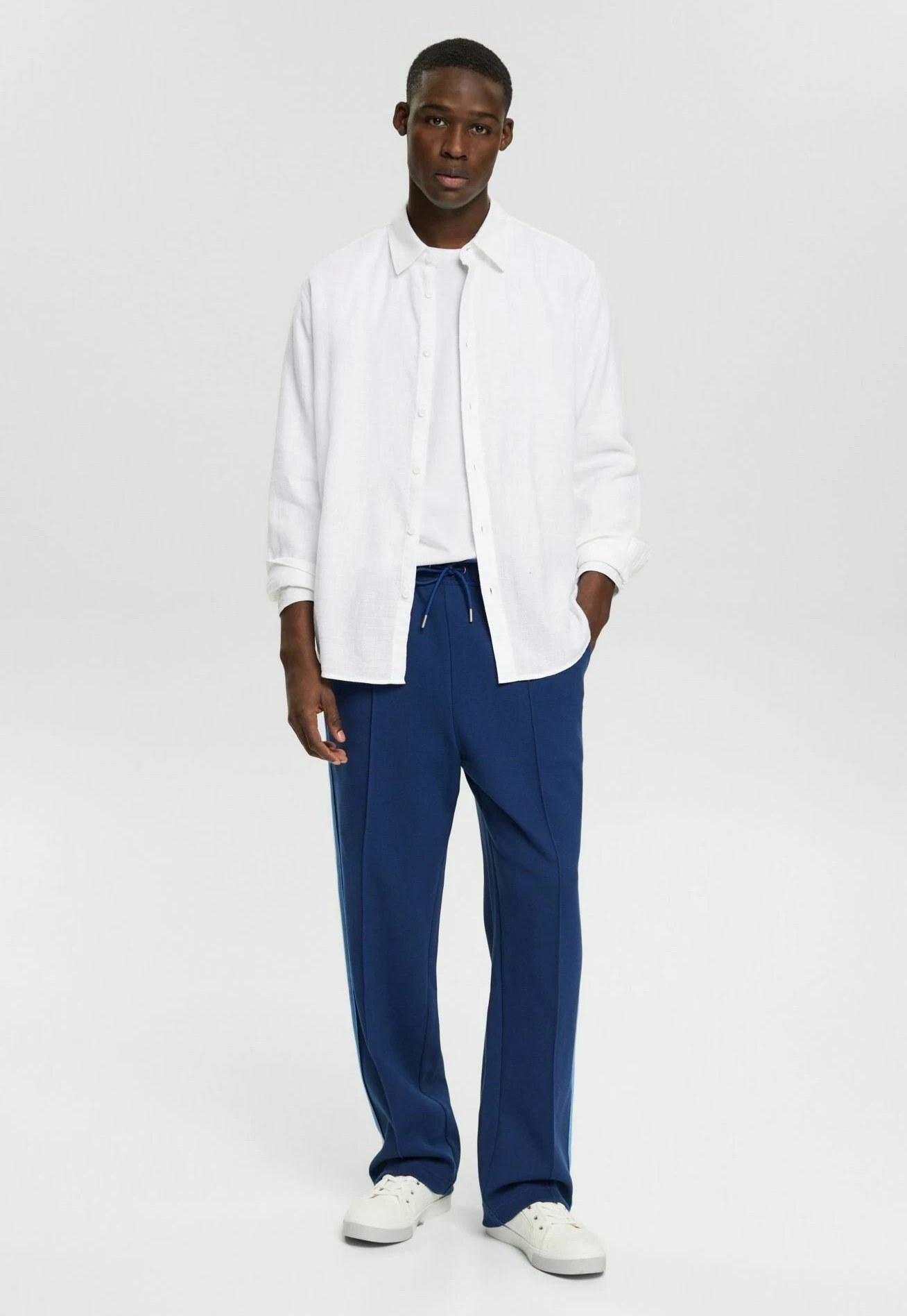 Edc By Esprit Dobby - Overhemd - White 2 Edc By Esprit Dobby - Overhemd - White - Afbeelding 2