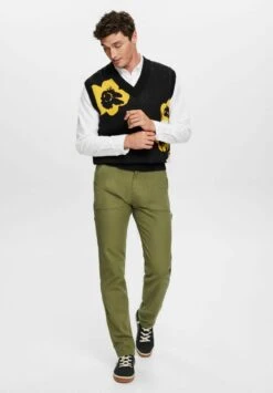 ESPRIT Baumwoll Im Stil - Broek - Olive -ESPRIT Winkel 73c7c590b56743aca831063ceb98f017