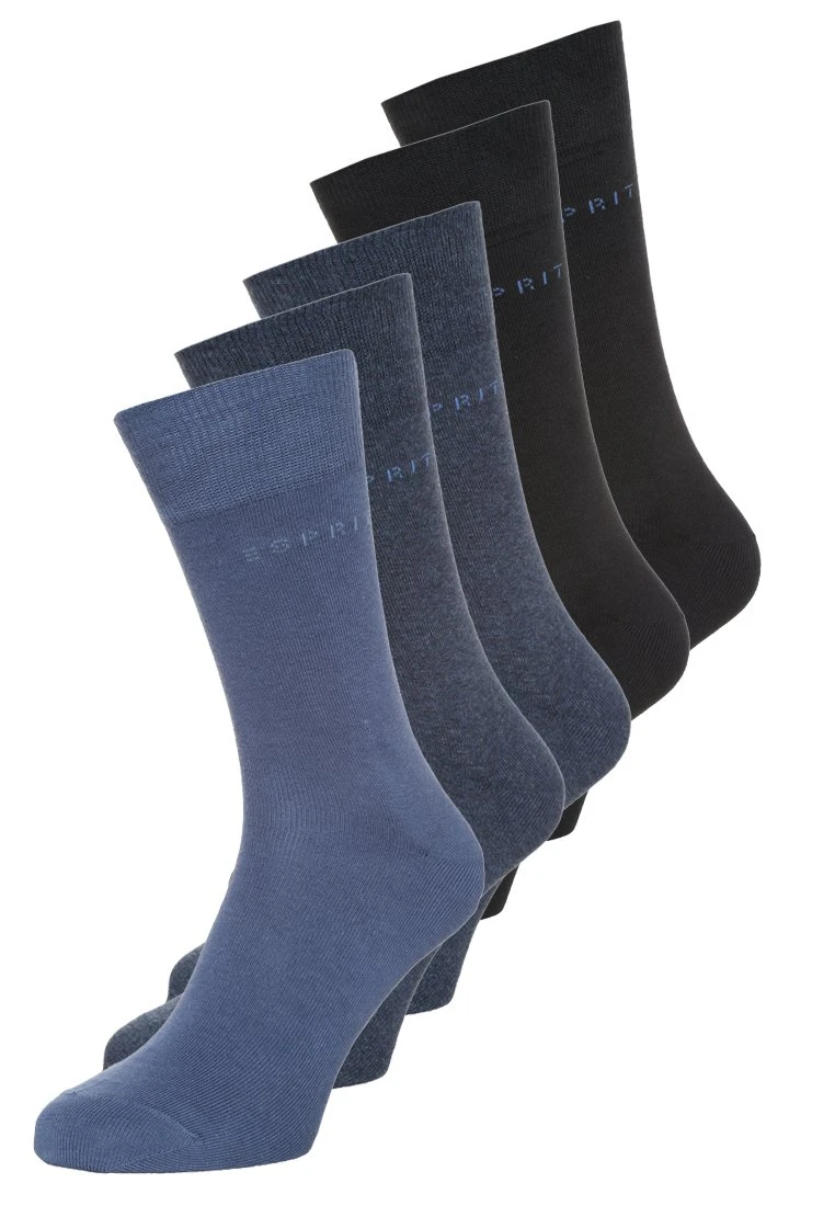 ESPRIT Solid-Mix 5-Pack Sustainable Cotton-Mix - Sokken - Blue 1 ESPRIT Solid-Mix 5-Pack Sustainable Cotton-Mix - Sokken - Blue
